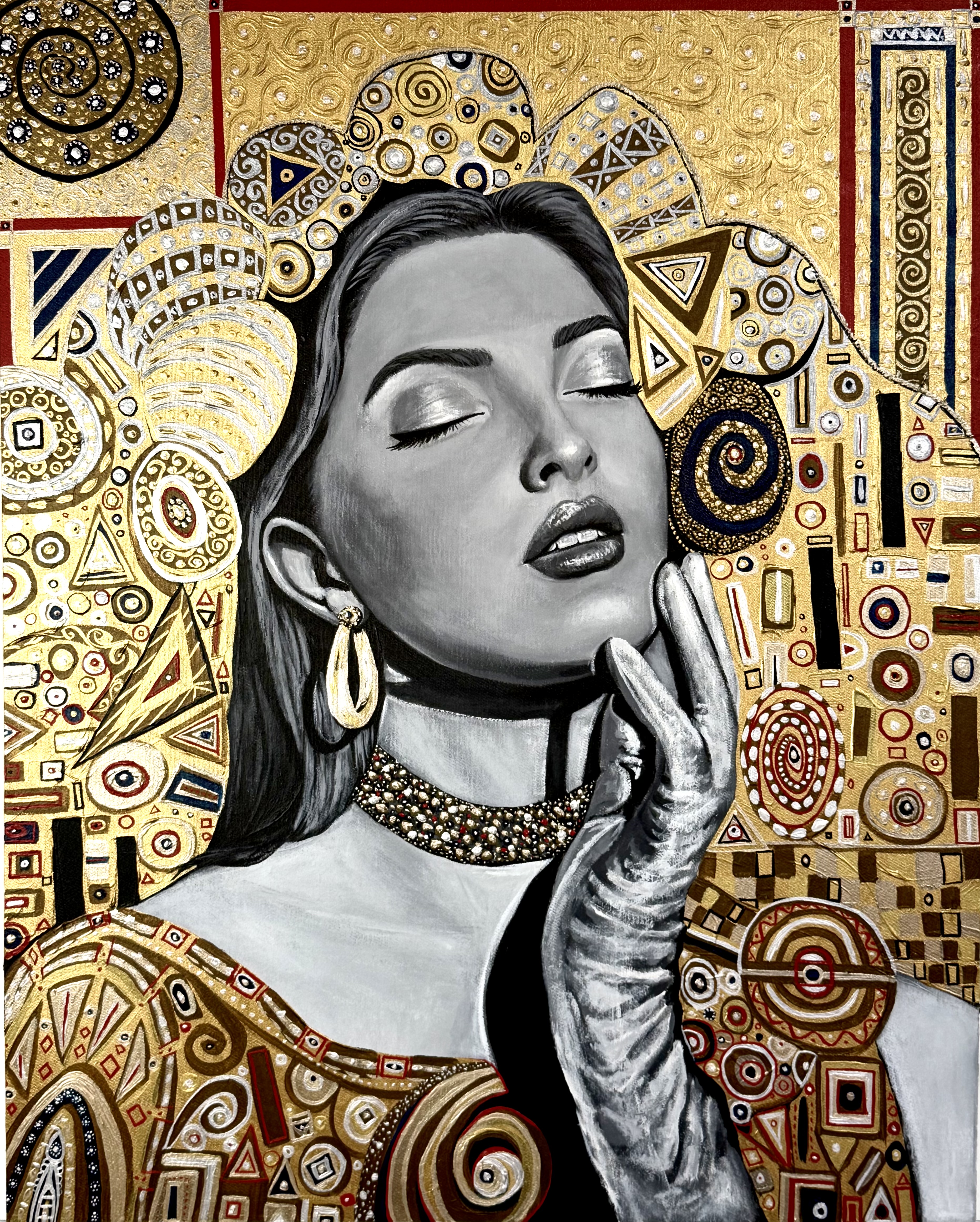 Portrait of Elena Adele Dmitrenko, who works in the Professional Artist style (Wrocław, Poland) Photo 2 of 3.
