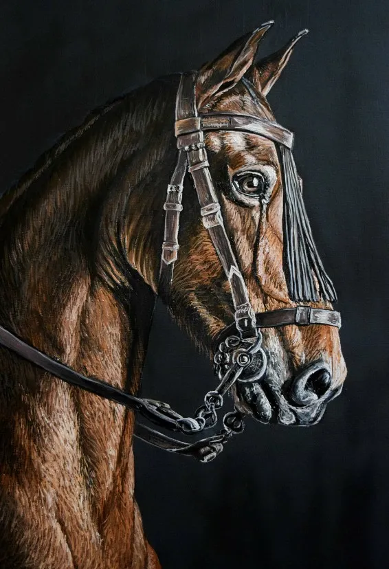 Imagen de Caballo de Elena Adele Dmitrenko, parte de la serie Animales