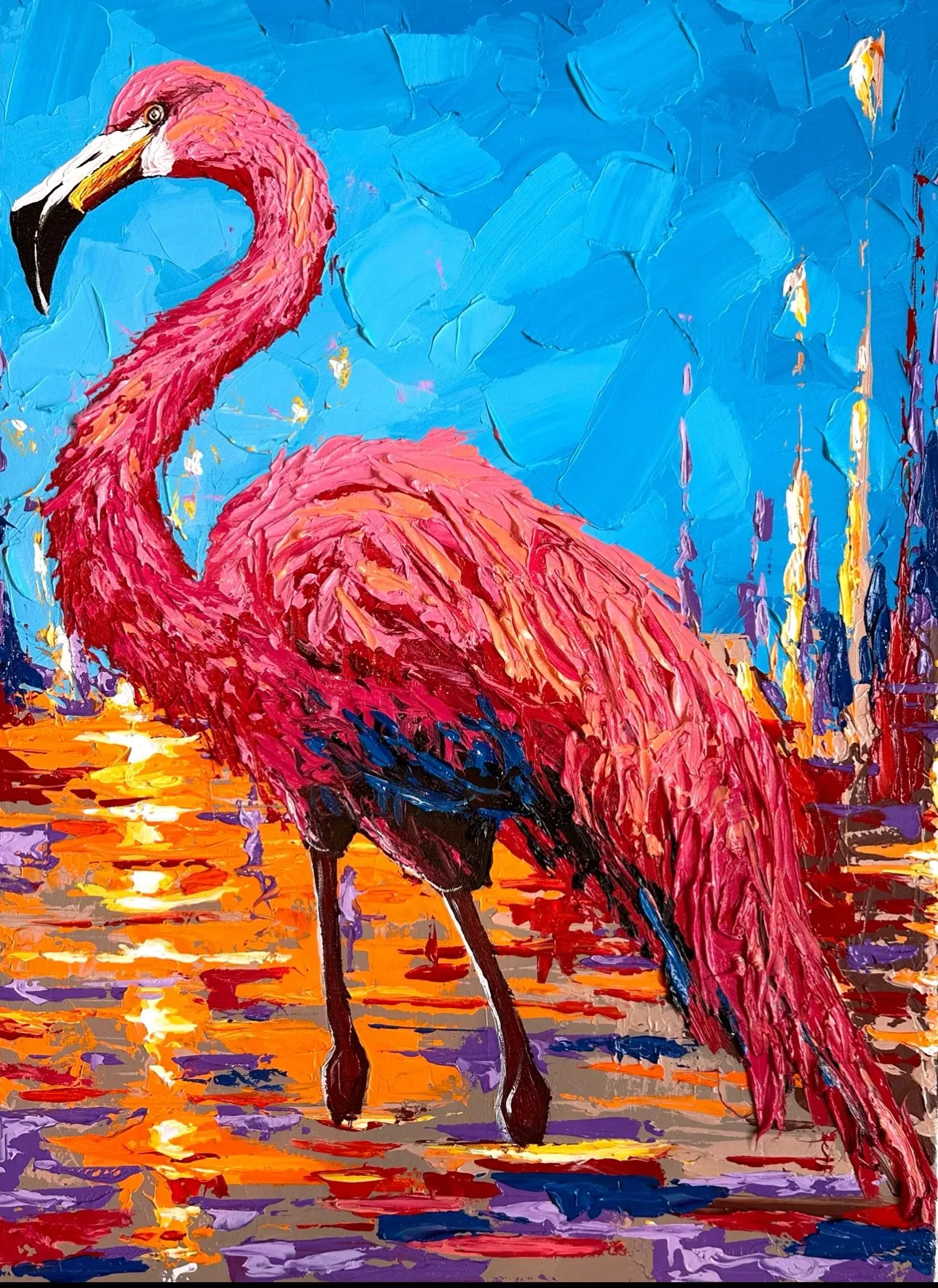 Imagen de Flamenco Fresco de Elena Adele Dmitrenko, parte de la serie Florida Style