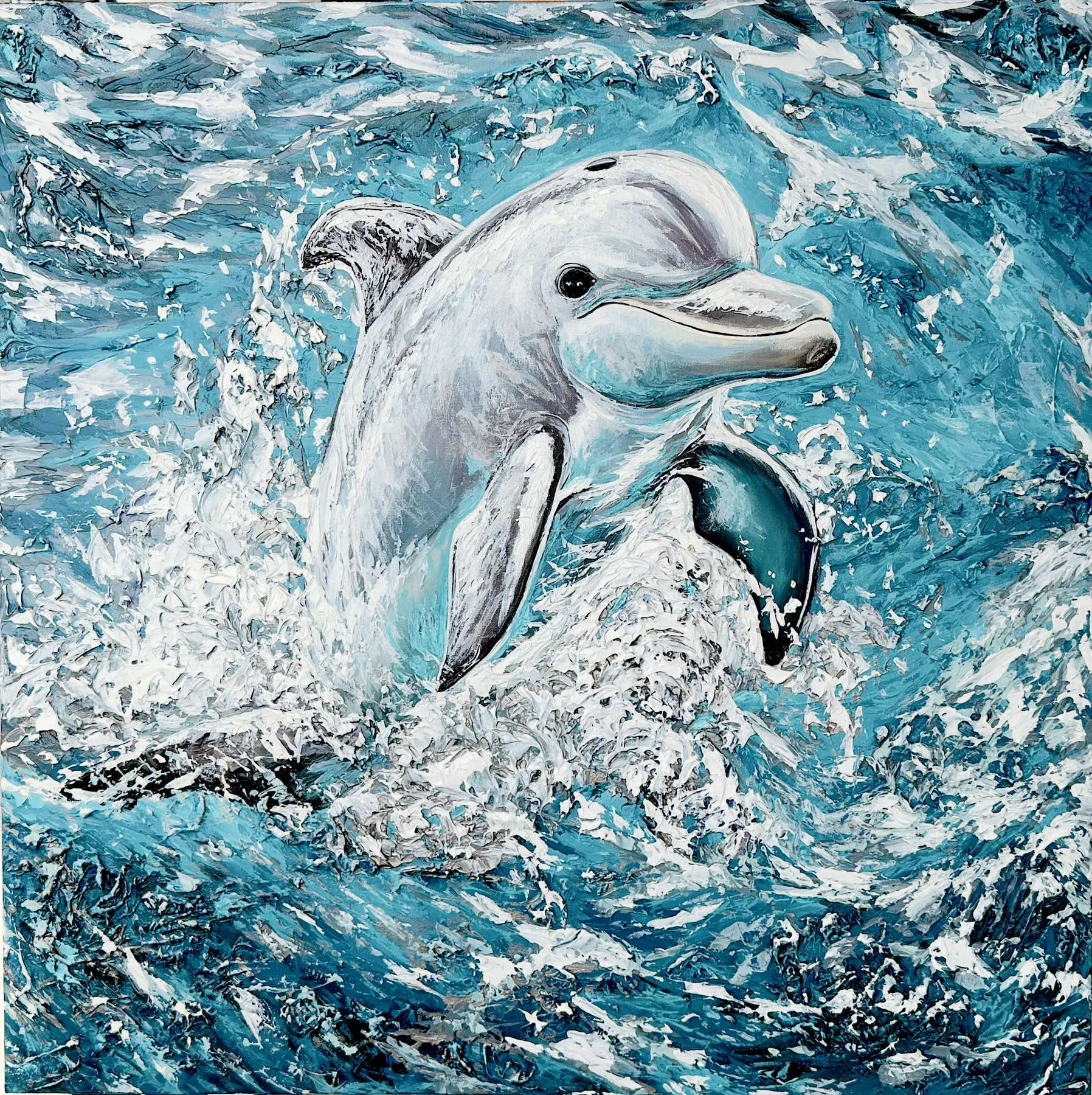 Image of Dolphin by Elena Adele Dmitrenko, part of the Animals series