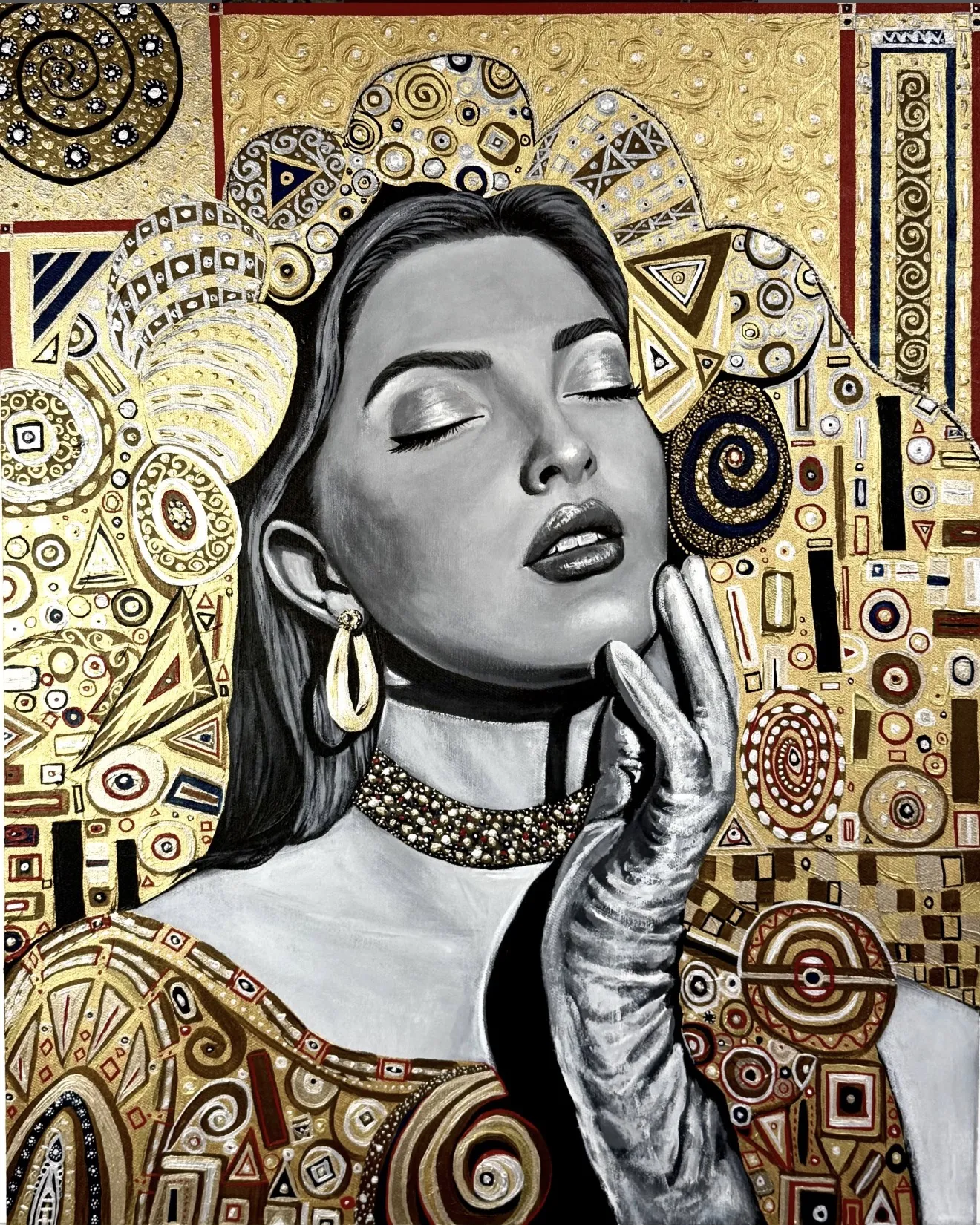 Image of Equilibrium by Elena Adele Dmitrenko, part of the Golden Lady's series