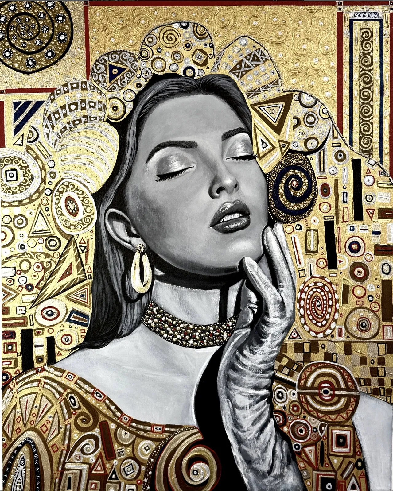 Image of Equilibrium by Elena Adele Dmitrenko, part of the Golden Lady's series