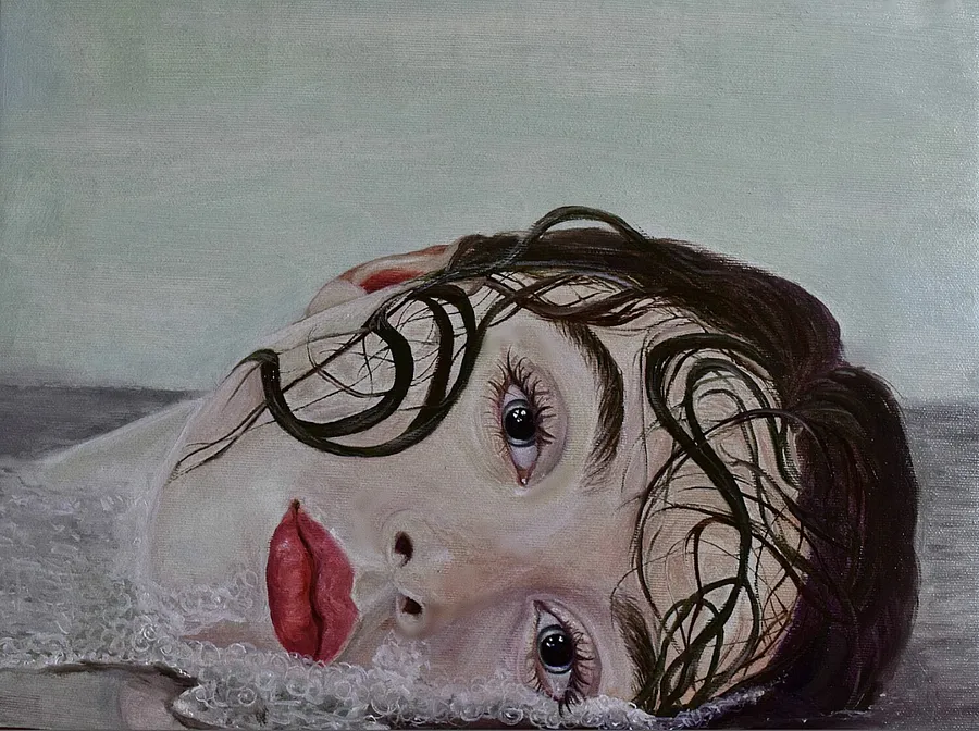 Bild von Auftragsarbeit Frauenporträt von Elena Adele Dmitrenko, Teil der Porträts Serie